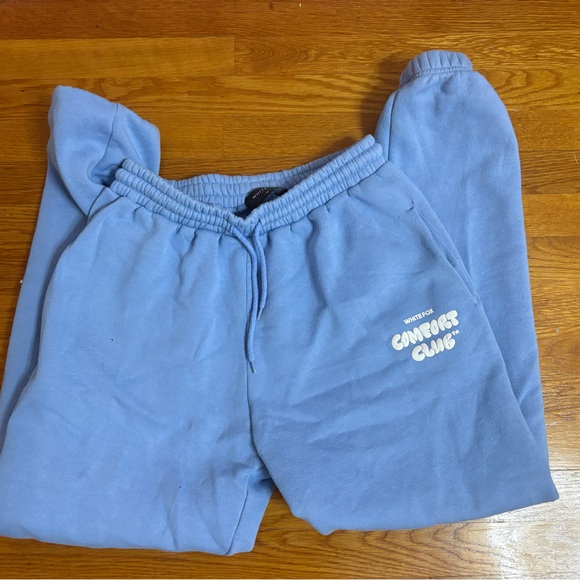 WHITE FOX comfort club sweatpants size M Blue - Picture 2 of 4